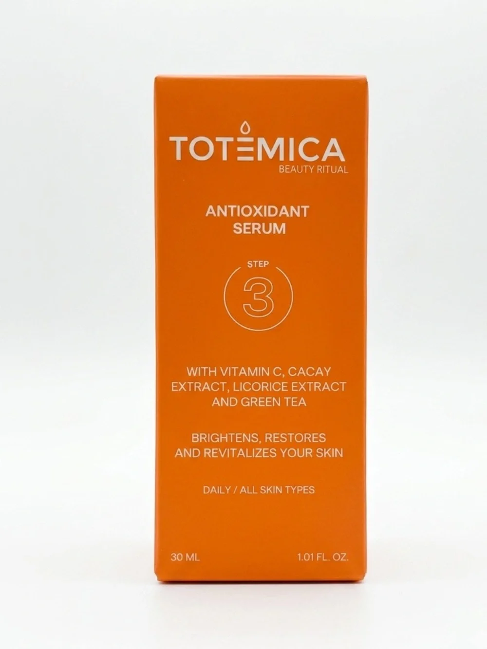 🍊 Totémica Beauty Ritual Antioxidant Serum (Step 3) - 30ml / 1.01 fl. oz.